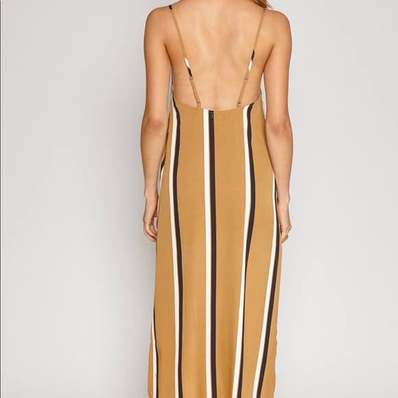 Amuse Society Stripe Cami Slip Tank Dress - Picture 3 of 4